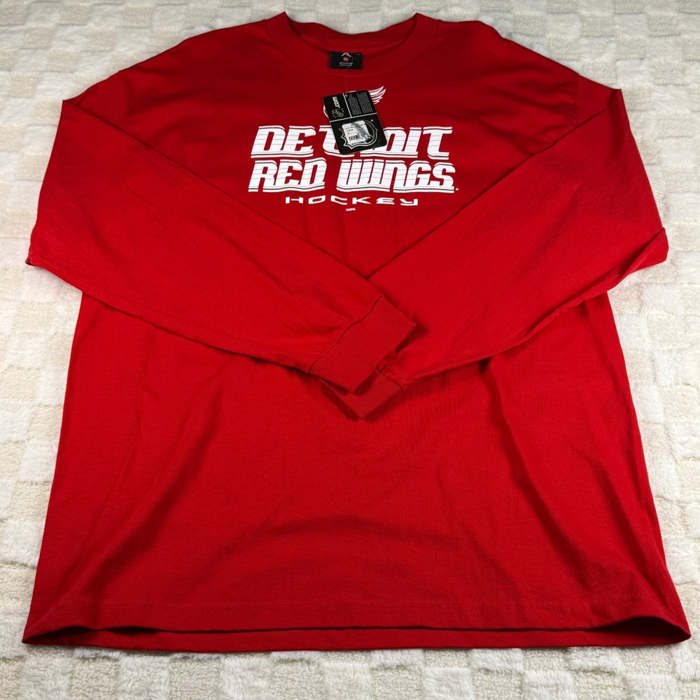 Detroit‎ Red Wings Hockey Antigua Long Sleeve NHL T-Shirt Mens XL